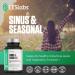 LES Labs Sinus & Seasonal Relief Supplement - 60 Capsules | Healthy Nasal Health with Butterbur, Quercetin, Nettle Root & Bromelain | Non-GMO Formula for Clear Lungs & Respiratory Health - Buy Online on GoSupps.com