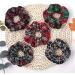 EGURS 10-Piece Christmas Hair Clips & Scrunchies - Red Checked Snowflake Elastic Hair Bands for Women & Girls - Buy Online on GoSupps.com
