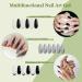 Nail Art Polish Set Gel Liner Nail Art Kit For Nail Design Polish Gel Art Paint For Nail 4 Colors Black White Glitter Silver Gel Nail Polish Soak off Curing Requires 8ml with Thin Nail Art Brush 4-color - Buy Online on GoSupps.com
