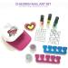 Nail Art Studio for Girls Children Nail Art Set Little Girl Nail Art Gel Polish Dryer Glitter Powder Pretend Play Toy Set Kids Nail Art Salon Set (18284C) - Buy Online on GoSupps.com