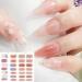 8 Sheets Gel Nail Polish Strips Stickers Spring Flowers Gloss Full Nail Wraps Stickers Self Adhesive Nail Art Decal Strips with Nail File Nail Polish Decals for Women Girls Manicure Decoration - Buy Online on GoSupps.com