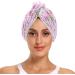 Wavy Pink Cat Dry Hair Cap | 2 Piece Quick Drying Towel Set with Button Headband | Super Absorbent & Soft Comfort for All Hair Types - Buy Online on GoSupps.com