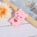 Shop Durable Baby Teether - Silicone Cat Shaped Teething Ring for Toddlers | Pink - Safe & Easy to Clean - Buy Online on GoSupps.com
