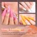 Lavender Violets 13 Pcs Gel Nail Polish Kit with 9 Colors, Base Top & Matt Coat, Nail File - C963A B-Sunset Hill - Buy Online on GoSupps.com