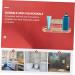 Cabilock 2-Pack Toothbrush Holder & Dispenser - Wall-Mounted Toothpaste Organizer - Stylish Golden Bathroom Accessory (28x11.5x9cm) - Buy Online on GoSupps.com