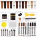 DEWEL Wood Furniture Repair Kit - Wood Fillers Touch Up Markers & Wax Sticks for Cracks Scratches & Holes - Perfect for Tables Floors & Doors - International Shipping Available - Buy Online on GoSupps.com