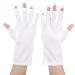 UV-Resistant Nail Art Hardening Lamp Glove | Manicure Protection for Skin Aging | Ideal for Canoeing & Driving (White) - Buy Online on GoSupps.com