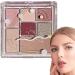 Eyeshadow Palette Neutral | 7 Colors Pigment Eye Shadow Pallete Professional Beauty Makeup Highly Pigmented Eye Shadow Pallete for Different Makeup Shakven No. 04 Temperament Purple Brown - Buy Online on GoSupps.com