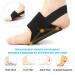 Foot Brace for Plantar Fasciitis | Adjustable Arch Support & Compression Bands for Pain Relief | Gel Inserts for Flat Feet & High Arches - Buy Online on GoSupps.com
