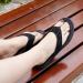 Orthotic Flip Flops with Arch Support | Plantar Fasciitis Sandals | Orthopedic Leather Thong Flipflops - Black - M5/W7 - 7 Wide Women/5 Wide Men - Buy Online on GoSupps.com