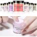 6 Colors Dip Powder Nail Kit MKNZOME 13 PCS White Purple Red Dipping Powder Starter Kit Nail Powder Nail Accessories Nail Art Set Nail Kit for Beginners Dip Manicure Kits Gift for Girls and Women ZF007 - Buy Online on GoSupps.com