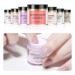 Roseflower Dipping Powder Nails Kit - 6 Colors Nude Dip Powder with Base & Top Coat - DIY Home Manicure - Fast International Shipping - Buy Online on GoSupps.com