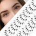 Emeda manga eyelashes 10 pairs of anime false eyelash transparent band manga lashes japanese manga eyelashes for cosplay fake anime eyelashes (em 12) EU-EM12