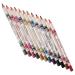 FRCOLOR 36 Pieces 12 Different Colors Eyebrow Pencil Makeup Pen Eyeliner Lipliner mediumx3pcs as shownx3pcs