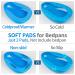 MINIVON Bedpan Cushion - Waterproof Soft Foam Pad for Elderly and Disabled - Non Slip Padded Potty Mats - 2 Pcs Pack - Buy Online on GoSupps.com