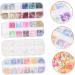 minkissy 16 Boxes Nail Art Sequins Accessories Nail Accessories Decor Summer Nail Decals 3d Nail Glitter Nail Jewels Rhinestones Manicure Tools Nail Sequins Nail Art Glitter Irregular Patch - Buy Online on GoSupps.com