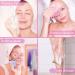 Soft Microfiber Face Cloths - 12 x 12 Inch, 6 Pack - Facial Cleansing Towels for Gentle Cleansing - Buy Online on GoSupps.com