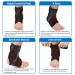 Ankle Support Brace with PE Side Stabilizers - Non-Slip Breathable Material for Sports Injury Recovery - Small - Buy Online on GoSupps.com