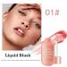 3 Colors Soft Cream Blush Makeup - Long-Wearing Liquid Blush for Cheeks with Dewy Finish - Buy Online on GoSupps.com