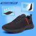 HECODI Wide Running Shoes for Men - Comfortable Breathable Damping Sneakers | Slippery Indoor Jogging Shoes | 40 EU Far Red - Buy Online on GoSupps.com