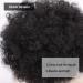Kinky Curly Afro Puff Drawstring Ponytail for Black Women - 6 Inch (Pack of 1) 1B - Buy Online on GoSupps.com
