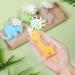 Woodland Baby Shower Soaps Favors Set - 4 Jungle Animal Shape Mini Soaps with Bags & Thank You Card | Perfect Kids Birthday Party Decor & Gifts - Buy Online on GoSupps.com