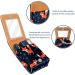 Travel Lipstick Organizer Case - Portable Makeup Bag with Mirror | Cute Abstract Fox Design U928k1swdo for International Shipping - Buy Online on GoSupps.com