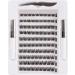 Lanciley 90 Cluster DIY Eyelash Extension Kit for Beginners - Fluffy Style, 10-16mm C CC D Curl - Easy to Use with Glue & Tweezers - Buy Online on GoSupps.com