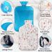 2L Floral Hot Water Bottle - Pain Relief & Bed Warmer | Spring & Summer Design - Buy Online on GoSupps.com