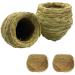2Pcs Handmade Birdcage Straw Birdhouse for Lucky Birds - Natural Fiber Simulation Nest for Resting and Breeding - Provides Shelter and Hideaway from Predators and Cold Weather - Buy Online on GoSupps.com
