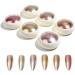 6 Colors Rose Gold Chrome Glitter Powder - Metallic Nail Art & DIY Makeup | Mirror Effect for Face & Body - Buy Online on GoSupps.com