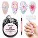 SUPWEE 3D Sculpting Gel Clear Solid Nail Gel 3D Modeling Gel with Nail Brush and Silicone Mold DIY Salon/Home Use 15g