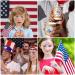 4th of July Temporary Tattoos - 65Pcs Patriotic Independence Day American Flag Body Face Art Stickers - Memorial & Labor Day Decorations - Buy Online on GoSupps.com