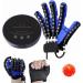 DZKJ Rehabilitation Robot Gloves Stroke Recovery Equipment Hand Grip Strengthener for Hemiplegia Stroke Paralysis Arthritis Patient Physical Arthritis Relieve Wrist Pain Left S