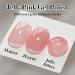 Double Rhythm Translucent Gel Polish - Sheer Neutral 15ML Nail Art (Pink Clear-A1323) | DIY at Home - Buy Online on GoSupps.com