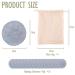 Sugeru 16PC Bamboo Fiber Slimming Pads - Reusable Washable Makeup Removal Pads for All Skin Types - Soft & Skin-Friendly Gray - Buy Online on GoSupps.com