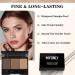 Eyebrow Powder 3-color Eyebrow Palette Eyebrow Powder Kit with Mirror Long Lasting and Waterproof 12 Reusable Eyebrow Template with Strap 2 Eyebrow Pen Brushes - Buy Online on GoSupps.com