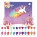 Aieenjor nail polish children set on water-based children's nail polish non-toxic 12 colors removable and quick-drying children nail polish girls perfect for birthday gifts 12-PCs pink unicorn
