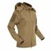 MAGCOMSEN Women's Hooded Winter Snow Ski Rain Jacket 6 Pockets Waterproof Windproof Softshell Fleece Coat Khaki XX-Large