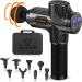 Massage gun for muscle massage depth massage device with 30 adjustable steps 8 massage heads and LCD display 4800 rpm carbon to relieve pain and muscle stiffness