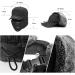 Winter Trapper Hat with Ear Flaps - Windproof Unisex Ushanka Hat in Black - Buy Online on GoSupps.com