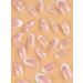 European and American Style White French Small Broken Flowers Wearing Nails and Fake Nails - Buy Online on GoSupps.com