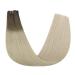 Youngsee Virgin Weft Extensions | Real Hair Balayage Ombre | 45cm Genius Weft for Weaving | #9A/10/800 | 25g Brown to Blonde - Buy Online on GoSupps.com