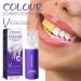 Purple Teeth Whitening Toothpaste 60ml - Brighten & Whiten Stained Teeth | Color Correction for Smoking & Yellow Stains - Buy Online on GoSupps.com