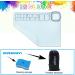 Creator Silicone Craft Mat 20x16 for Resin, Painting, Art - Non-Stick Silicone Sheet for Clay & Play Doh - Includes Cleaning Cup (Blue) - Buy Online on GoSupps.com