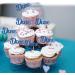 MonMon & Craft Done Cupcake Toppers/Graduation Cupcake Decor/Congrats Grad Cupcake Toppers/College Graduation Party Cupcake Decorations/Blue Glitter 24 Pcs - Buy Online on GoSupps.com