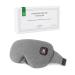 Aroma Season Heated Eye Mask Warm Compress for Eyes Cordless Heated Eye Masks Block light Rechargeable Washable Design Gift for Men Women(Grey)
