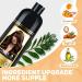 Buy Hair Dye Shampoo for Men & Women - Dark Brown 500ml | Ammonia-Free Natural Herbal Gray Hair Coverage - Buy Online on GoSupps.com