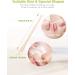 Elitehood 400 Pack Eyebrow Wax Sticks - Wooden Waxing Applicators for Face Hair Removal - Buy Online on GoSupps.com