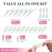 Beauty7 Cold Wax Strips for Eyebrows & Upper Lips - Women s Depilatory Wax Strips with Pearl Powder & Chamomile Oil for Smooth Skin - Buy Online on GoSupps.com